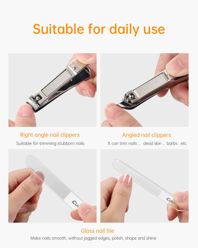  Angled Head Nail Clippers for Thick Nails for Seniors